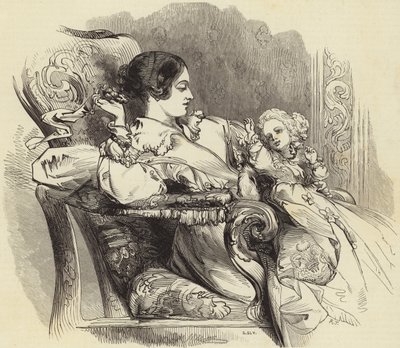 Drottningen och prinsen av Wales av John Gilbert