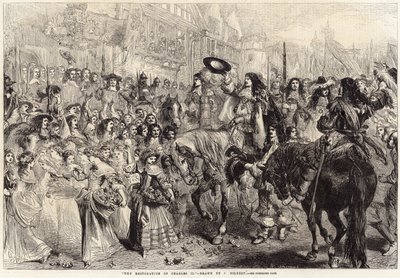Restaureringen av Karl II av John Gilbert