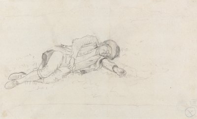 Man som sover utomhus av John Glover