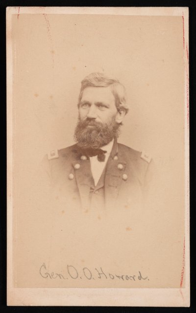 Porträtt av general Oliver Otis Howard 1830-1909, 1860-talet. av John Goldin