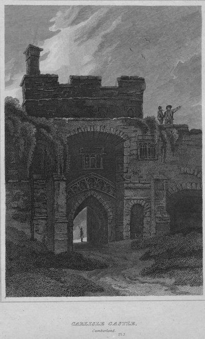 Carlisle Castle, Cumberland, 1814 av John Greig