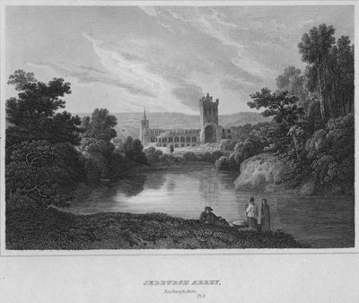 Jedburgh Abbey, Roxburghshire, 1814 av John Greig