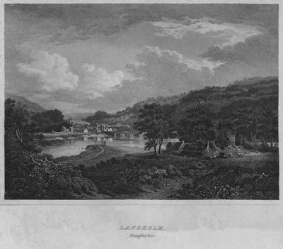 Langholm, Dumfrieshire, 1814 av John Greig