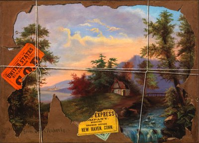 Torn in Transit, ca. 1890-1895. av John Haberle