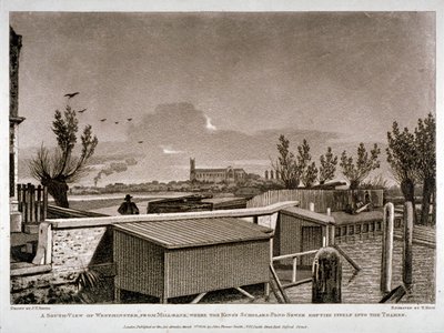 Westminster, London, 1808. av John Hall