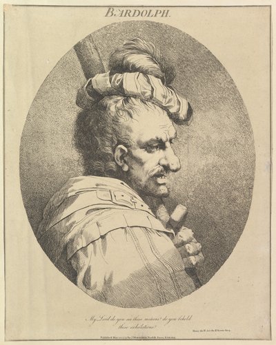 Bardolph tolv karaktärer från Shakespeare, 20 maj 1775. av John Hamilton Mortimer