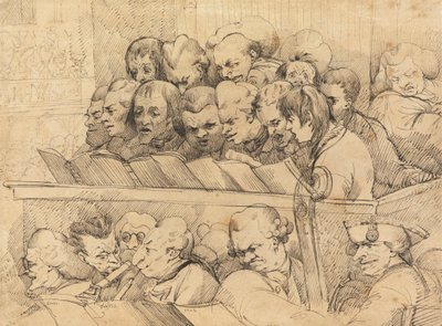 Kör och orkester (ett körband) av John Hamilton Mortimer