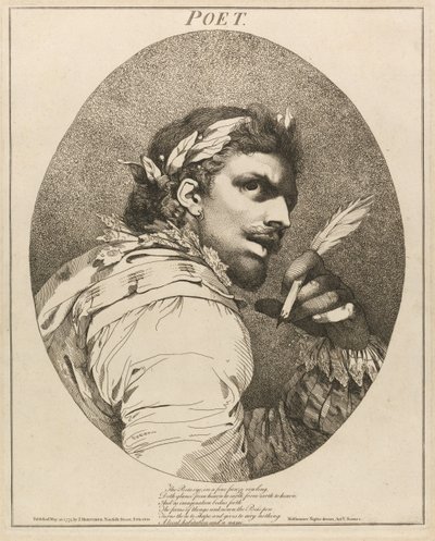 ”Poet”, ur ”En midsommarnattsdröm”, akt V, scen i av John Hamilton Mortimer