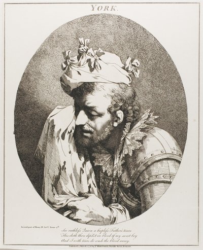 York, från Tolv karaktärer från Shakespeare av John Hamilton Mortimer