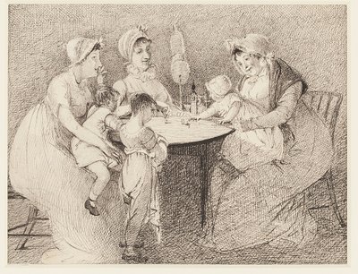 Ett barns spinnspel, 1807 av John Harden