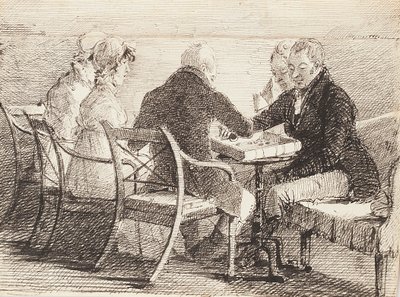 Backgammon, 1808 av John Harden