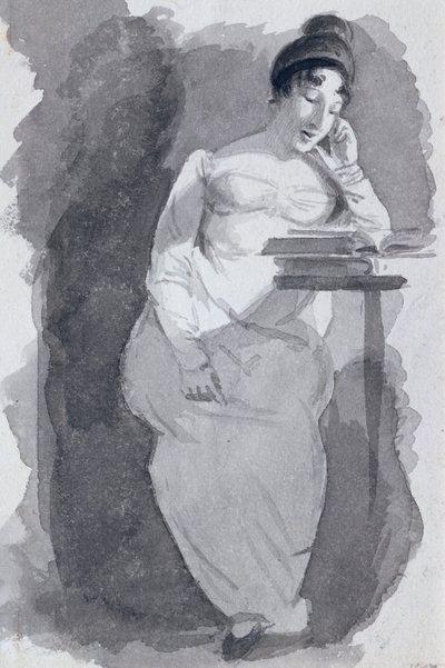 Läsning (bläck på papper) av John Harden