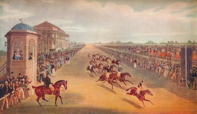 Race for the Great St. Leger Stakes, 1836, 1837 av John Harris