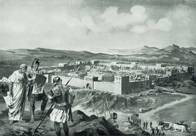 En latinsk koloni (litho) av John Harris Valda
