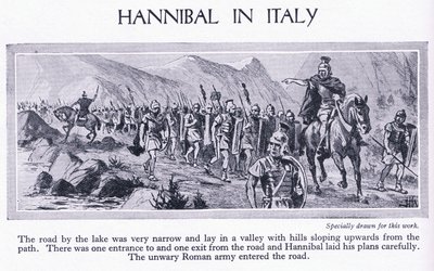 Hannibal i Italien, ca 1950 av John Harris Valda