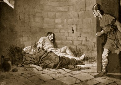 Hertigarna Erik och Valdemars fängelse och död, 1318 av John Harris Valda