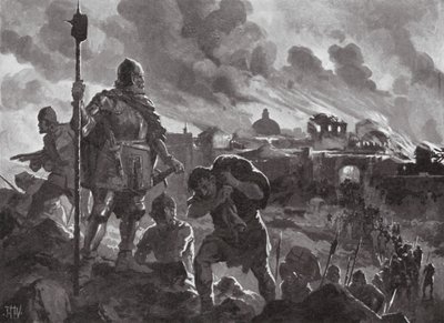 Ivan den svarte sätter eld på Zhabliak av John Harris Valda