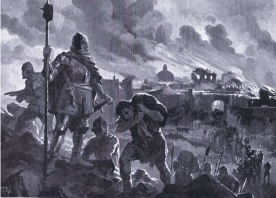Ivan den svarte sätter eld på Zhabliak 1484, från Hutchinson
