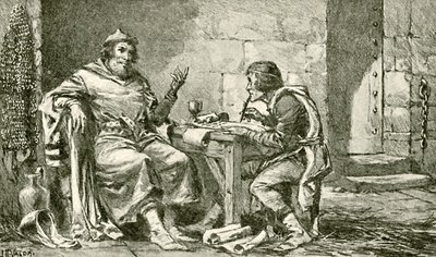 Marco Polo i fängelse av John Harris Valda