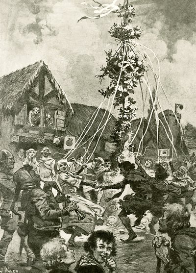 På Village Green av John Harris Valda