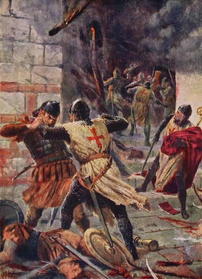 Korsfararnas tillfångatagande av Konstantinopel av John Harris Valda