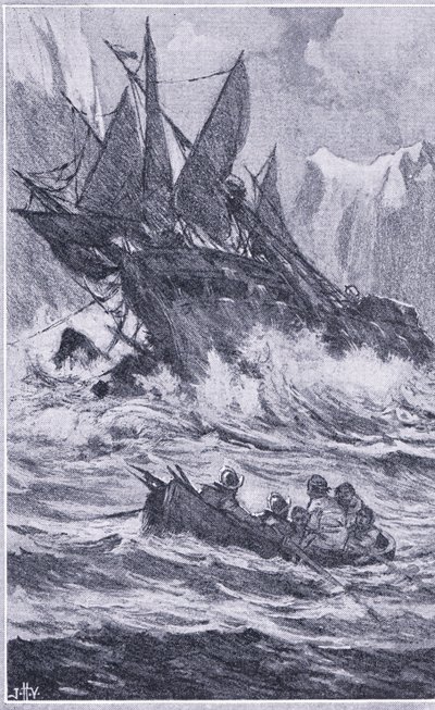 Vittoria genomförde den första resan runt världen i september 1522, Newnes Pictorial Knowledge publicerad av Newnes, ca 1950-talet av John Harris Valda