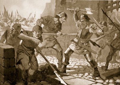 Stussis, borgmästare i Zürich, död i strid, 1443 av John Harris Valda