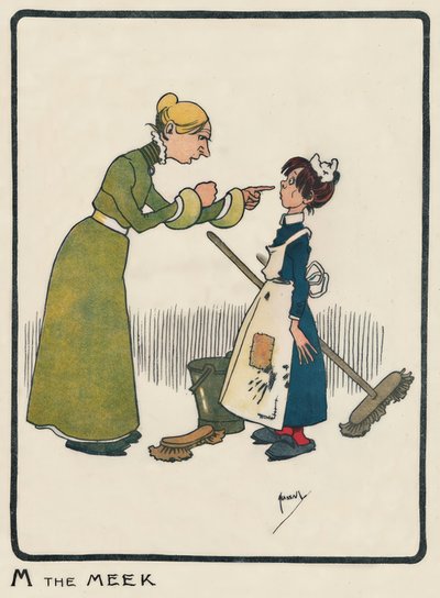 M the Meek / J. Hassall / Zeichnung, 1903 av John Hassall