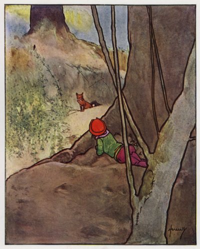 Räven (färg litho) av John Hassall