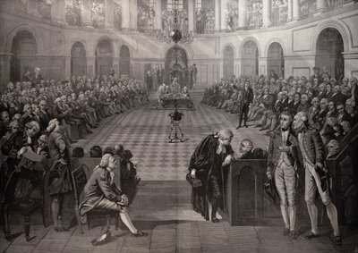 The Irish House of Commons, AD 1790, College Green, Dublin, från 