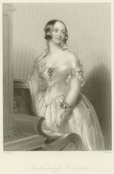 Viscountess Barrington av John Hayter