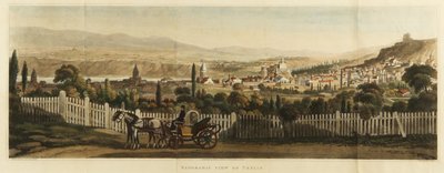 Panoramautsikt över Tiflis, 1827 av John Heaviside Clark