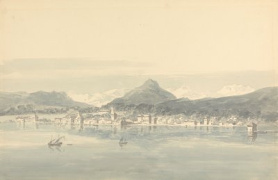 En stad vid Genèvesjön av John Henderson