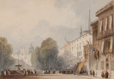 Spanska torget (wc på papper) av John Henderson