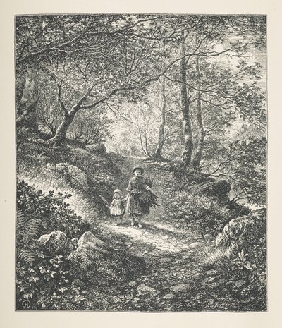 Plåt 26. Walking through a wood, från 