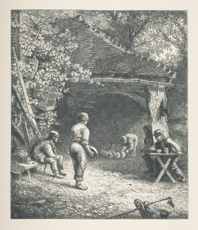 Plåt 30. Pastoral scen, från 
