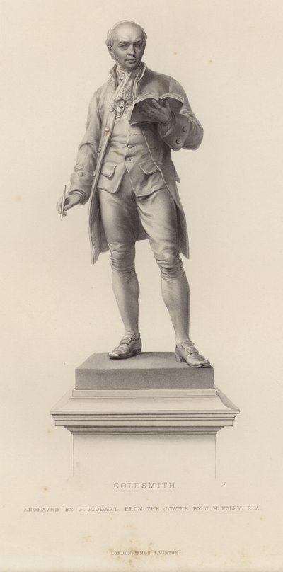 Staty av Oliver Goldsmith av John Henry Foley