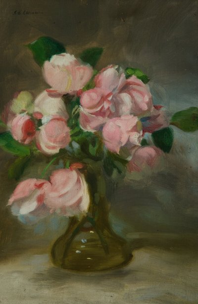 Stilleben med en vas med blommor av John Henry Lorimer