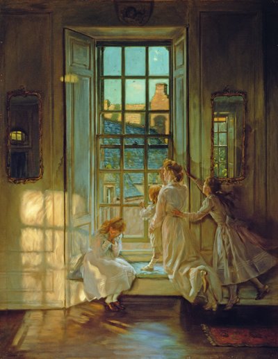 Svalornas flykt, 1906 av John Henry Lorimer