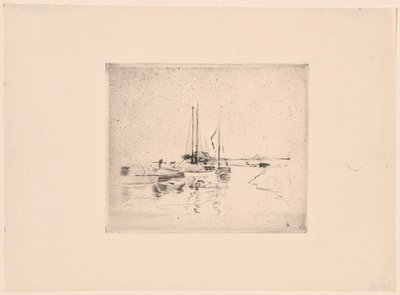 Fyra båtar av John Henry Twachtman