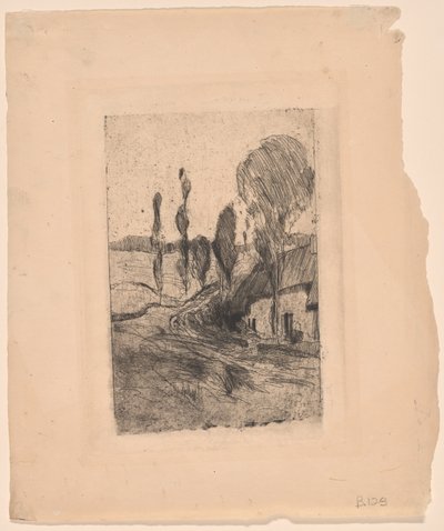Franska landskap av John Henry Twachtman