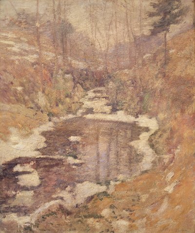 Hemlock Pool, ca 1900 av John Henry Twachtman