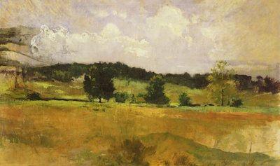 Landskapsstudie, c.1900 av John Henry Twachtman