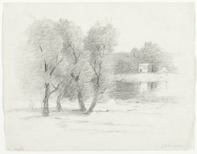 Landskap, slutet av 1800-talet och början av 1900-talet av John Henry Twachtman