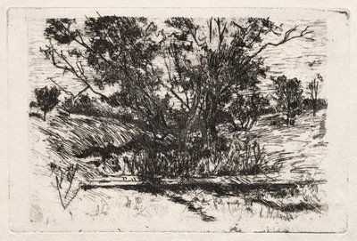 Landskap nära Cincinnati av John Henry Twachtman