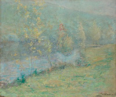 Dimmig majmorgon av John Henry Twachtman