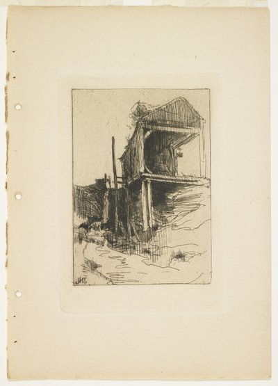 Den övergivna kvarnen, 1888-1889 av John Henry Twachtman