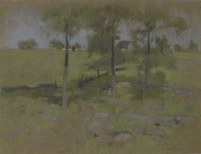 Tre träd, c.1888-95 av John Henry Twachtman