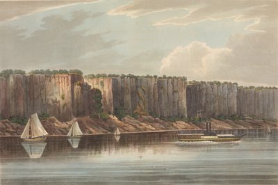 Palisaderna nr 19 i Hudson River Portfolio, 1823-24. av John Hill
