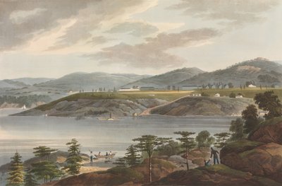 West Point nr 16 i Hudson River Portfolio, 1825. av John Hill